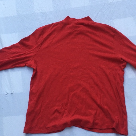 Red Carroll Reed turtleneck top - Picture 4 of 6